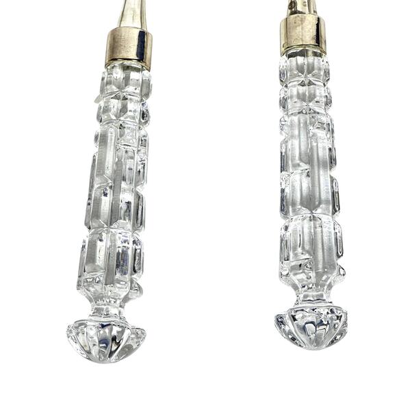 Shannon Crystal Designs of Ireland 5-PC Crystal and Silver Elegant Serving Set - Picture 9 of 11